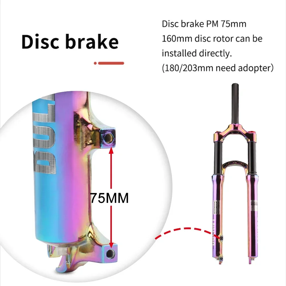 Mtb Fork Air - قوس قزح 27.5/ 29er تعليق الهواء
