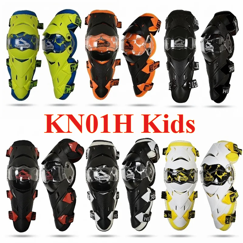 Mountain Biking Knee And Elbow Pads - واقيات ركبة للأطفال والشباب للدراجات النارية