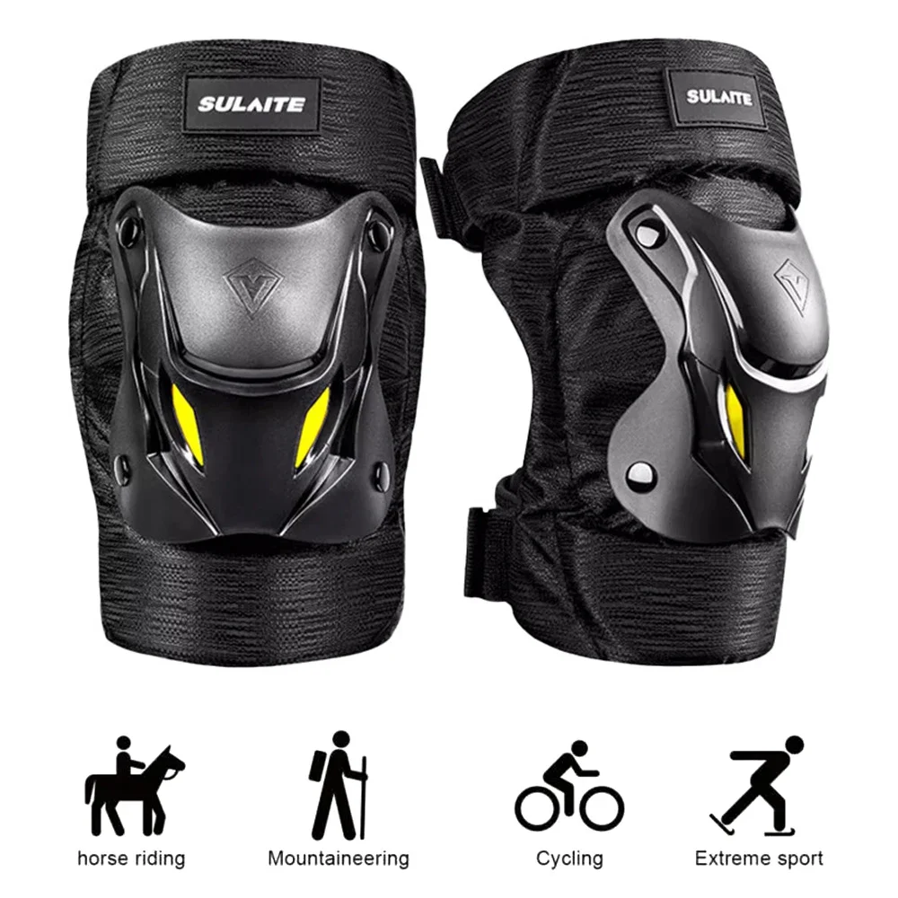Mountain Biking Knee And Elbow Pads - 1 زوج دراجة كهربائية دراجة نارية