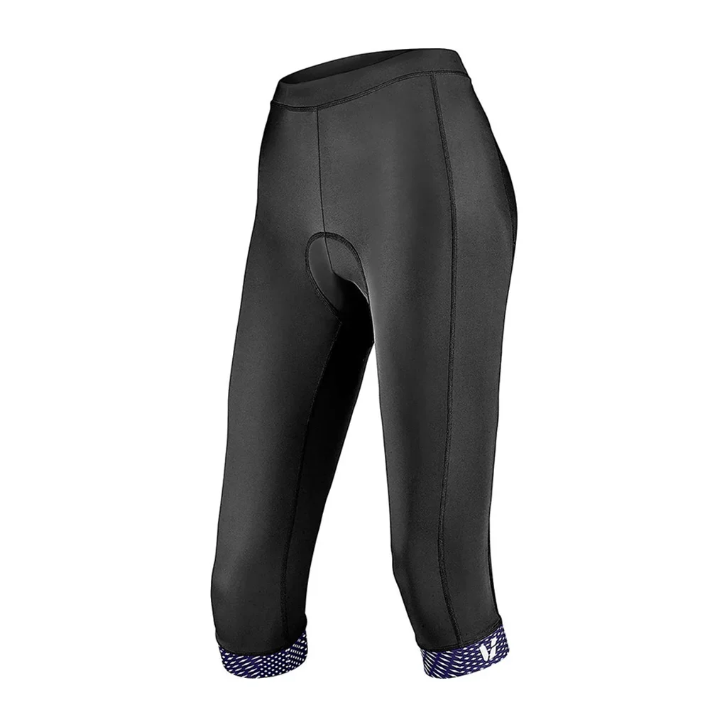 Mountain Biking Knee And Elbow Pads - الربيع/الخريف ليف الدراجات 3/4 السراويل السوداء