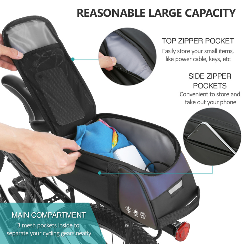 عاكس دراجة جبلية حقيبة مقعد مق - مراجعة Mountain Biking Fanny Pack وسعره
