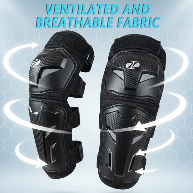 مجموعة واقيات الركبة والكوع لل - مراجعة Mountain Biking Knee And Elbow Pads وسعره