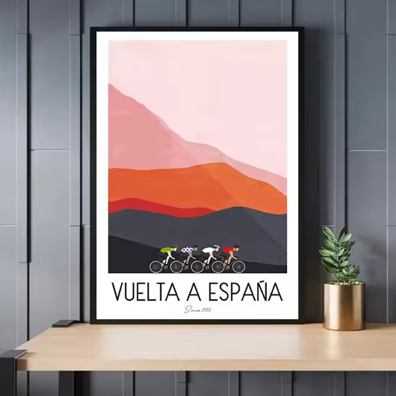 الألوان المائية الدراجات سباق  - مراجعة Picture Of Mountain Biking وسعره