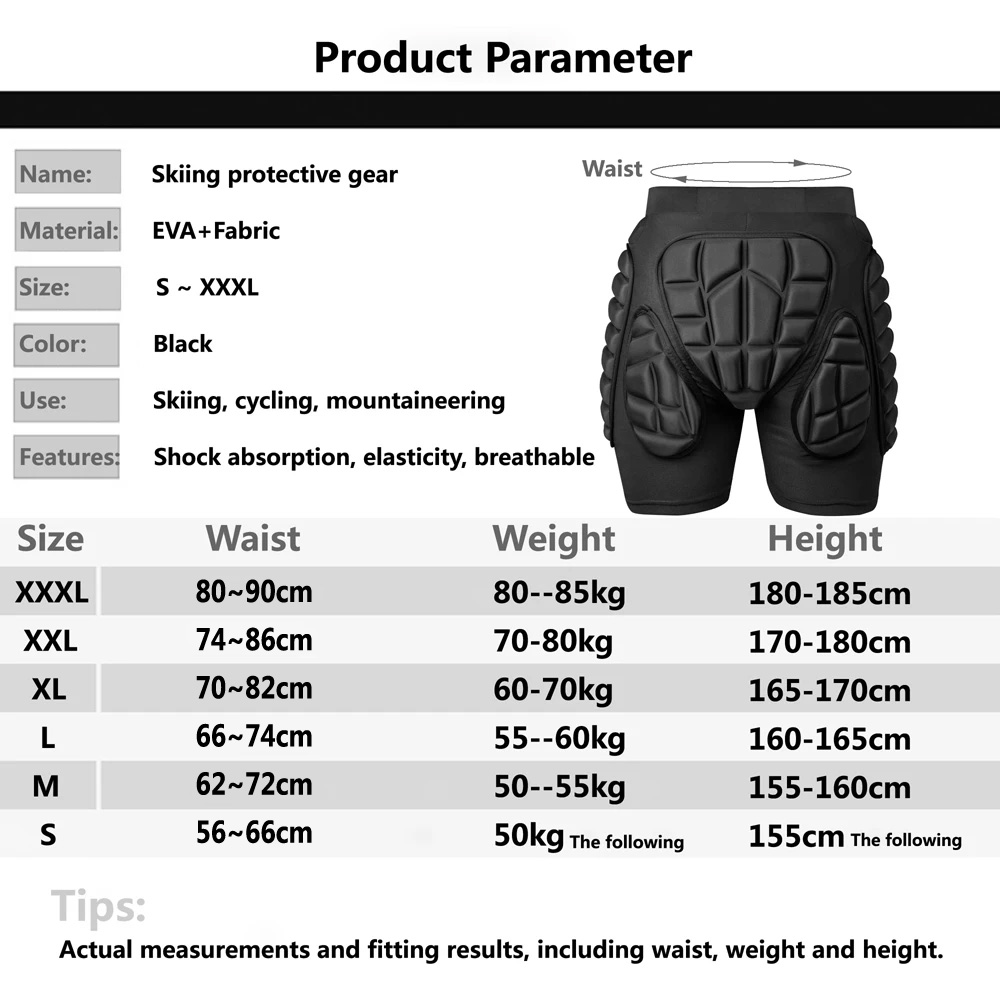 جديد شورت التزلج التزلج الورك  - مراجعة Mountain Biking Knee And Elbow Pads وسعره
