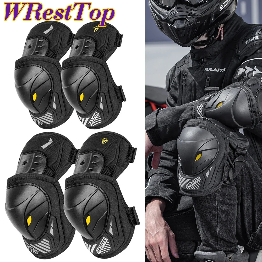 معدات ركوب الدراجات النارية ال - مراجعة Mountain Biking Knee And Elbow Pads وسعره