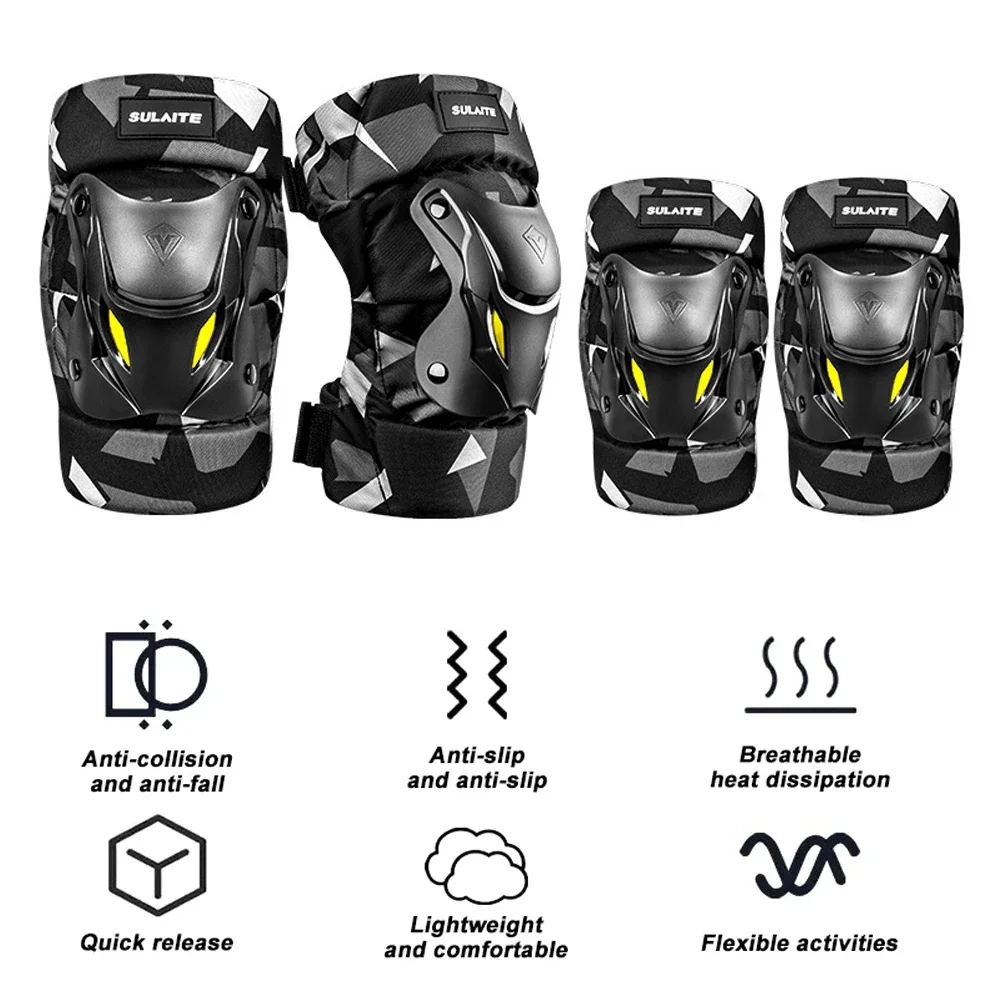 معدات ركوب الدراجات النارية ال - مراجعة Mountain Biking Knee And Elbow Pads وسعره