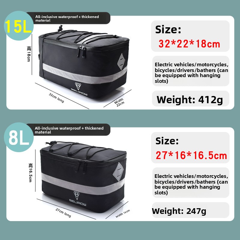 حقيبة جمل خلفية للدراجة 8L/15L - مراجعة Mountain Biking Fanny Pack وسعره