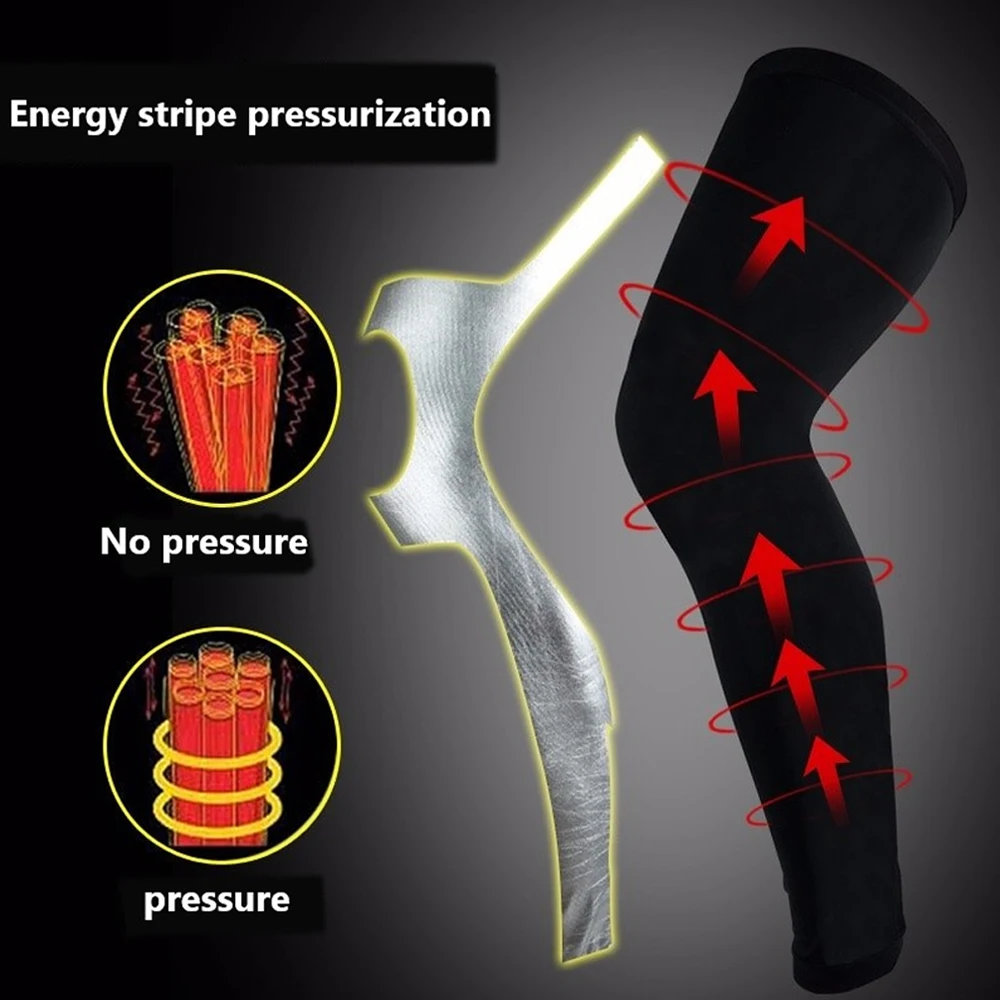 1 قطعة كم ضغط كامل الساق منصات - مراجعة Mountain Biking Knee And Elbow Pads وسعره