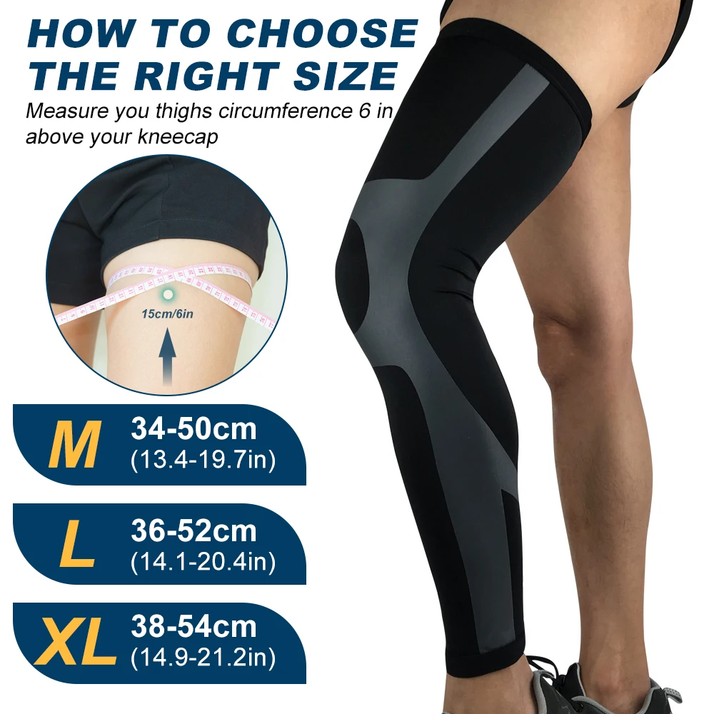 1 قطعة كم ضغط كامل الساق منصات - مراجعة Mountain Biking Knee And Elbow Pads وسعره
