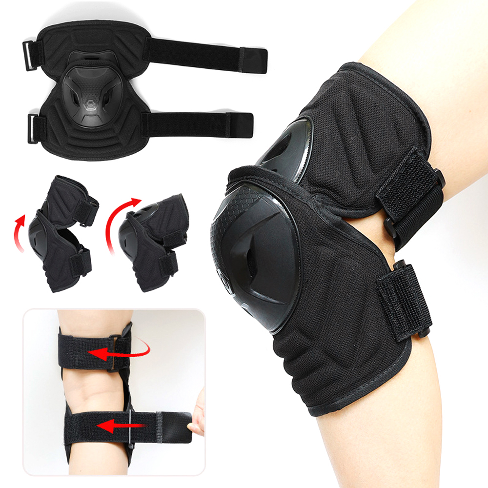 1/2 قطعة منصات الركبة دراجة نا - مراجعة Mountain Biking Knee And Elbow Pads وسعره