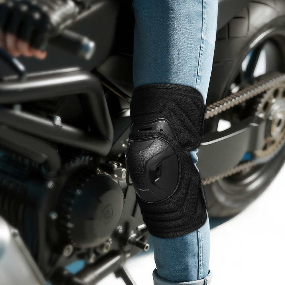 1/2 قطعة منصات الركبة دراجة نا - مراجعة Mountain Biking Knee And Elbow Pads وسعره