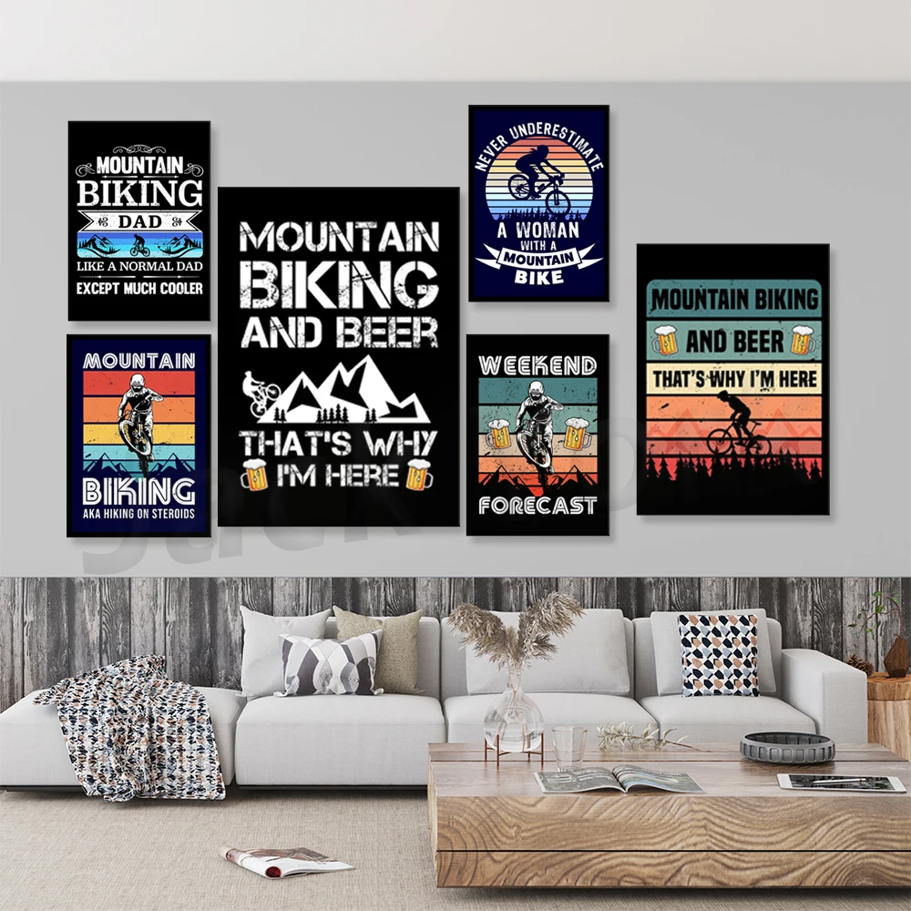الذهاب دراجة هوائية جبلية طباع - مراجعة Picture Of Mountain Biking وسعره