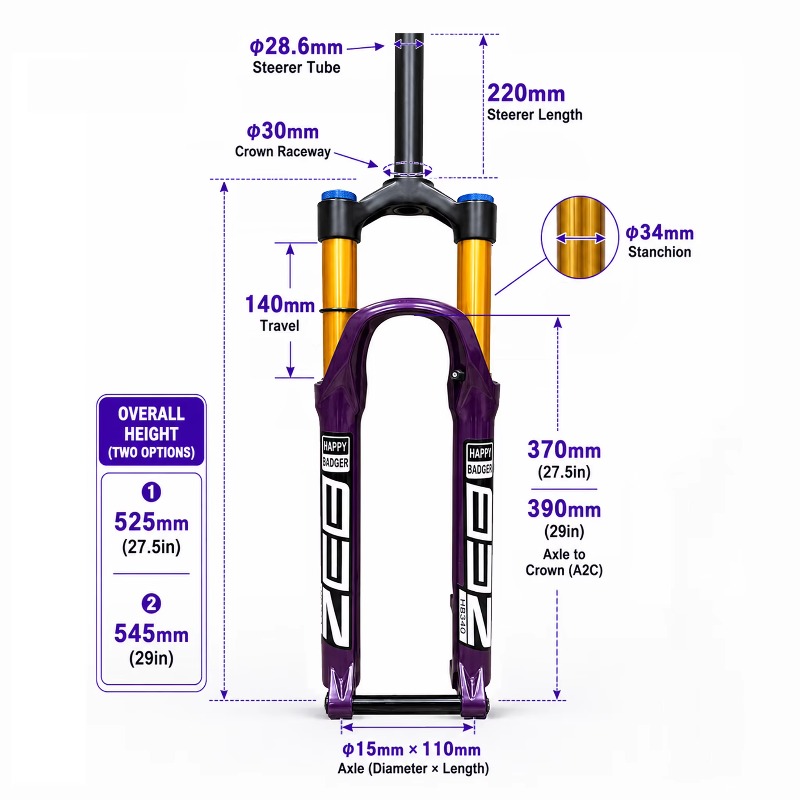 شوكة تعليق هوائي للدراجات الجب - مراجعة Mtb Fork Air وسعره