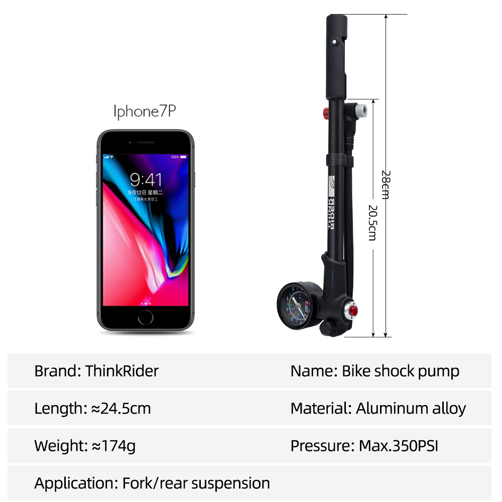 مضخة هواء الدراجة ThinkRider ا - مراجعة Mtb Fork Air وسعره