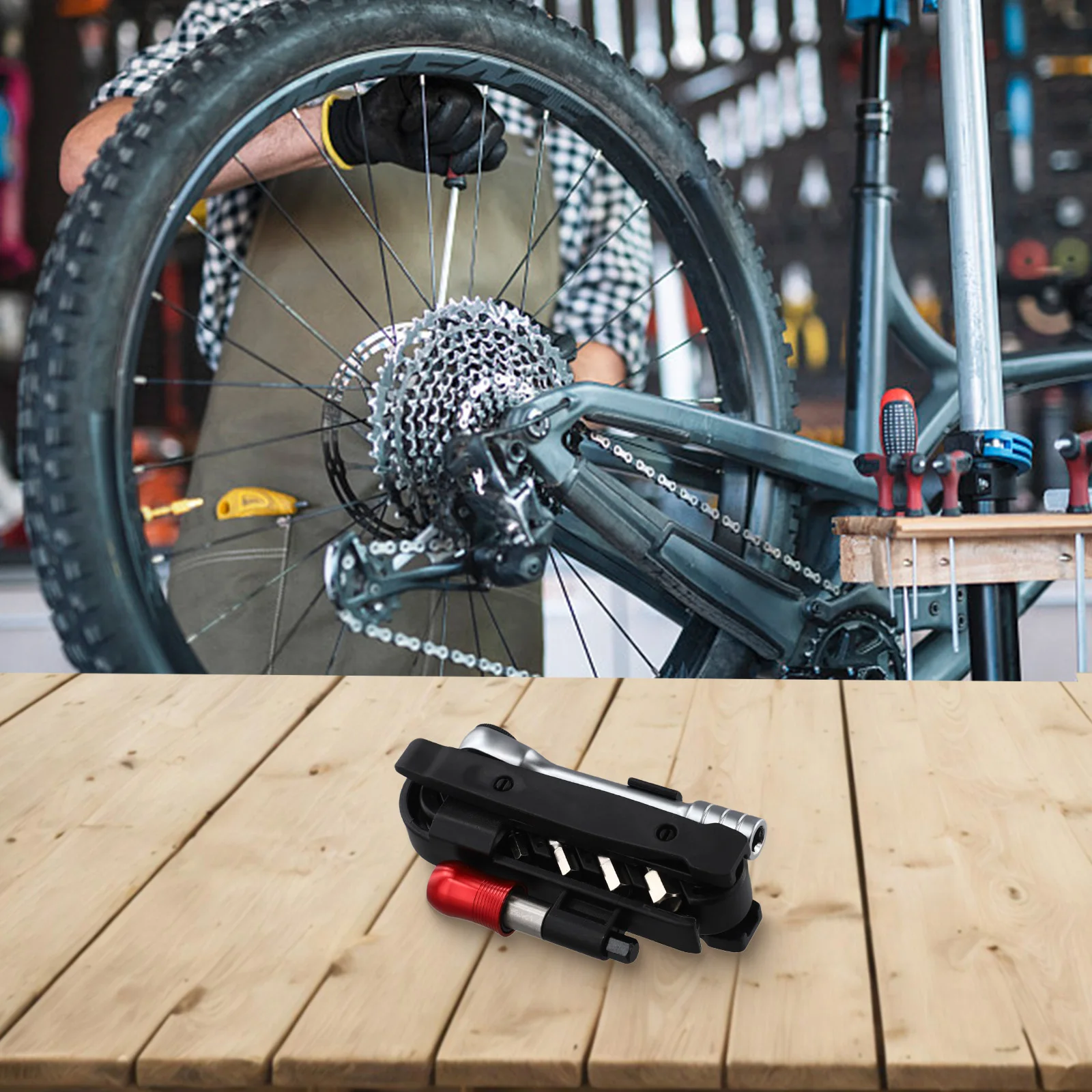 أدوات صيانة يومية لإصلاح الدرا - مراجعة Picture Of Mountain Biking وسعره